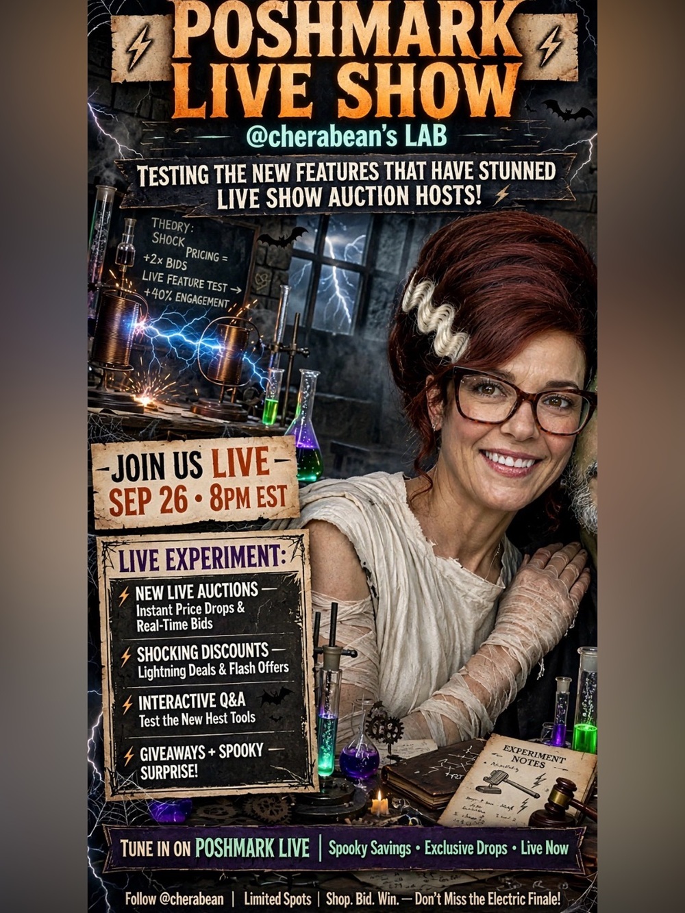 LIVE SHOW FLYER Beauty and the Bids: A Live Show Experiment